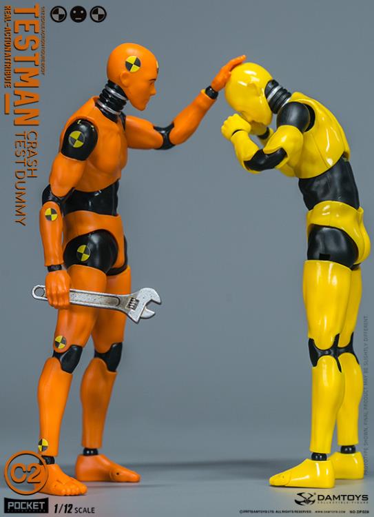 Testman Pocket Elite Real-ActionAttribute Crash Test Dummy C2 1/12 Scale Action Figure Gallery Image 6