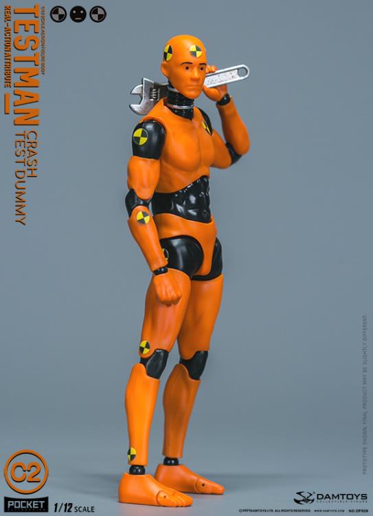 Testman Pocket Elite Real-ActionAttribute Crash Test Dummy C2 1/12 Scale Action Figure Gallery Image 3