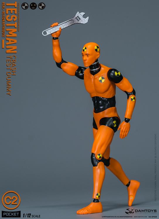 Testman Pocket Elite Real-ActionAttribute Crash Test Dummy C2 1/12 Scale Action Figure Gallery Image 10