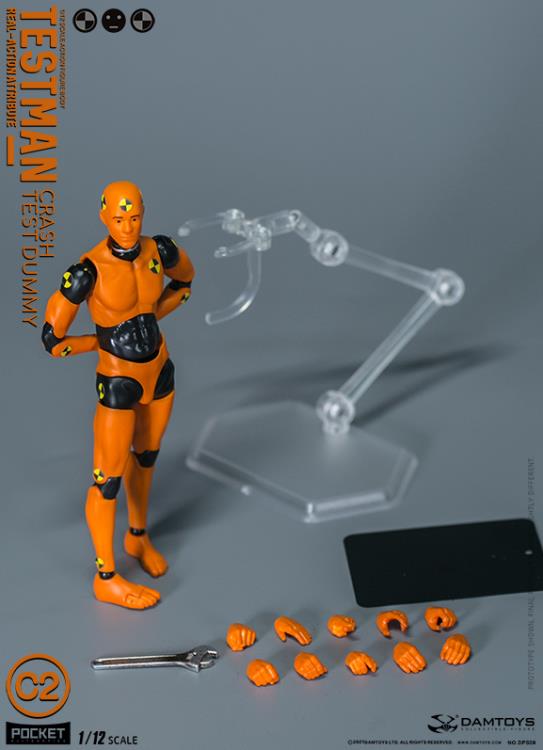 Testman Pocket Elite Real-ActionAttribute Crash Test Dummy C2 1/12 Scale Action Figure Gallery Image 11