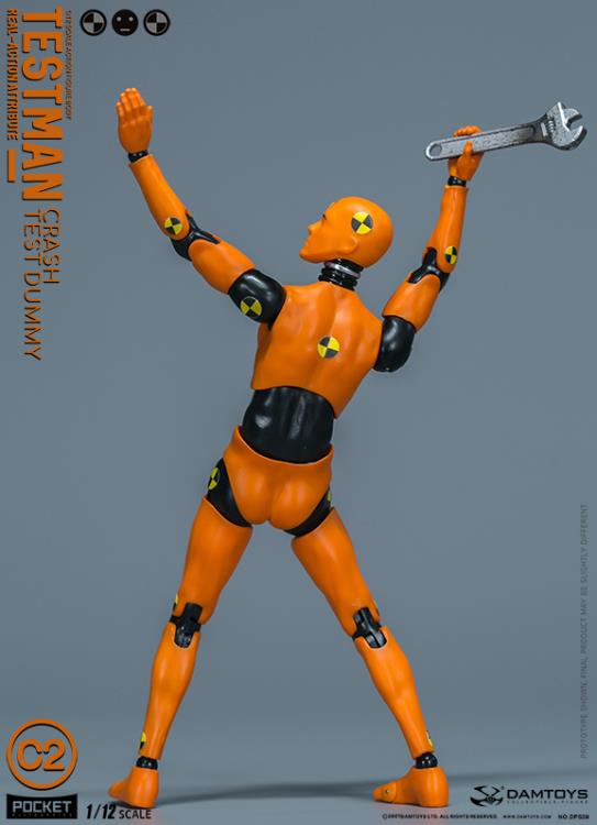 Testman Pocket Elite Real-ActionAttribute Crash Test Dummy C2 1/12 Scale Action Figure Gallery Image 5