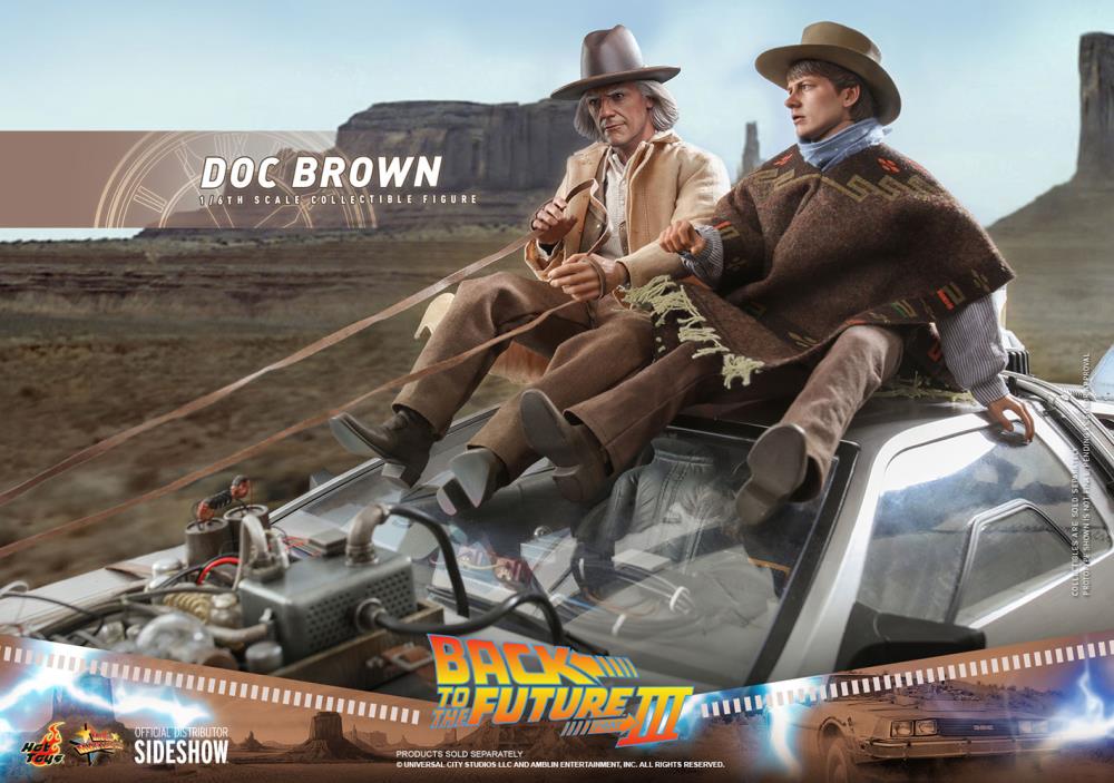 Back to the Future Part III MMS617 Doc Brown 1/6th Scale Collectible Figure Gallery Image 26