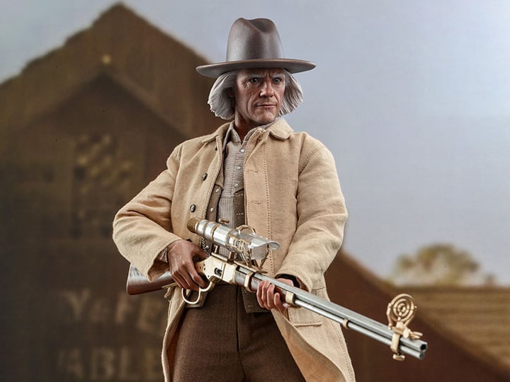 Back to the Future Part III MMS617 Doc Brown 1/6th Scale Collectible Figure Gallery Image 1