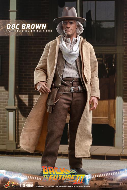 Back to the Future Part III MMS617 Doc Brown 1/6th Scale Collectible Figure Gallery Image 4