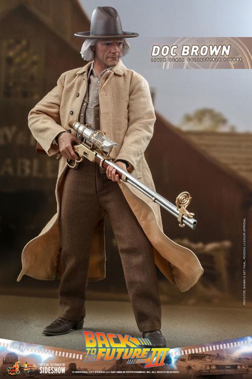 Back to the Future Part III MMS617 Doc Brown 1/6th Scale Collectible Figure Gallery Image 10