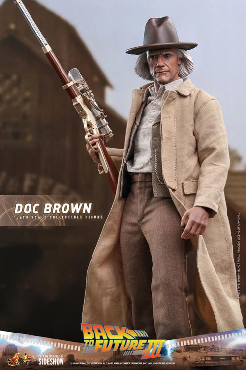 Back to the Future Part III MMS617 Doc Brown 1/6th Scale Collectible Figure Gallery Image 12