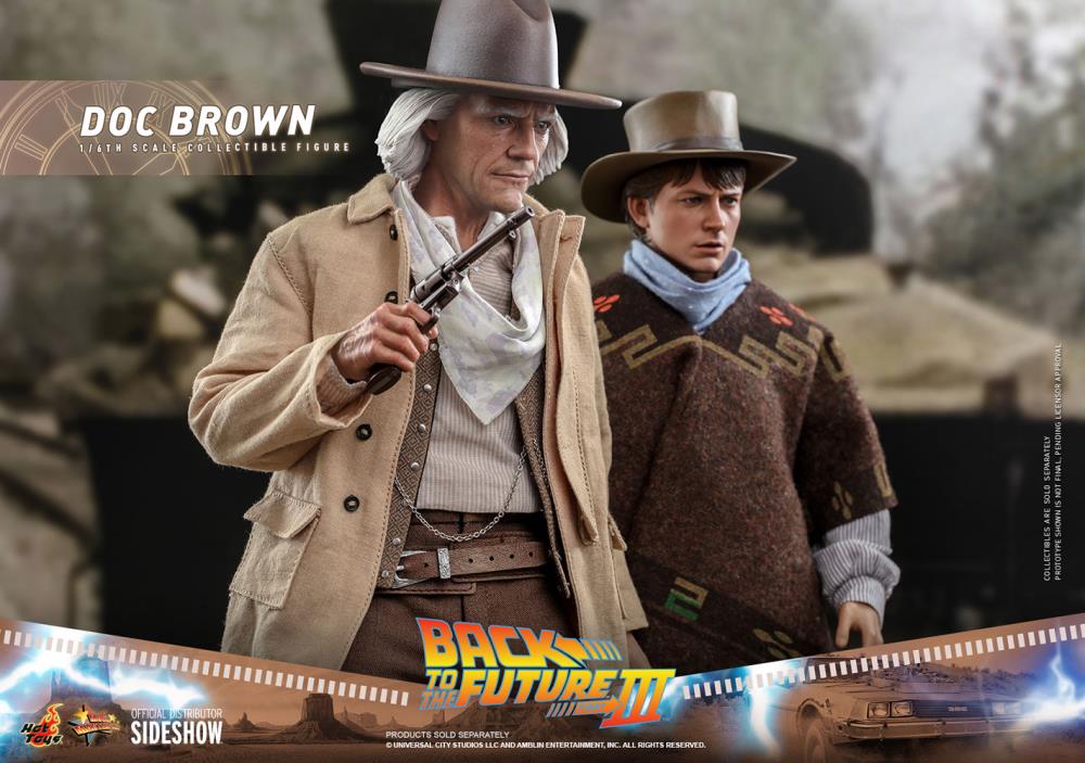 Back to the Future Part III MMS617 Doc Brown 1/6th Scale Collectible Figure Gallery Image 27