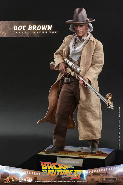 Back to the Future Part III MMS617 Doc Brown 1/6th Scale Collectible Figure Gallery Image 18