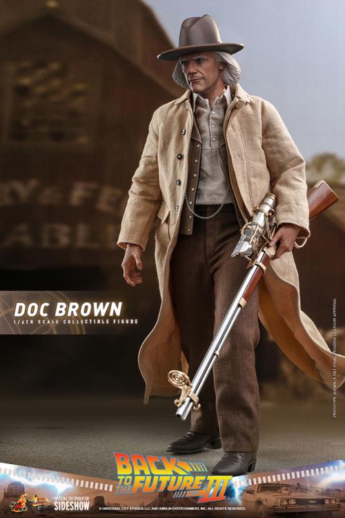 Back to the Future Part III MMS617 Doc Brown 1/6th Scale Collectible Figure Gallery Image 14