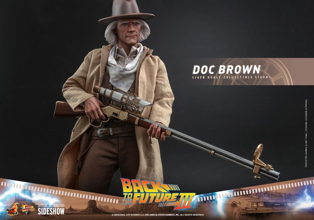 Back to the Future Part III MMS617 Doc Brown 1/6th Scale Collectible Figure Gallery Image 20