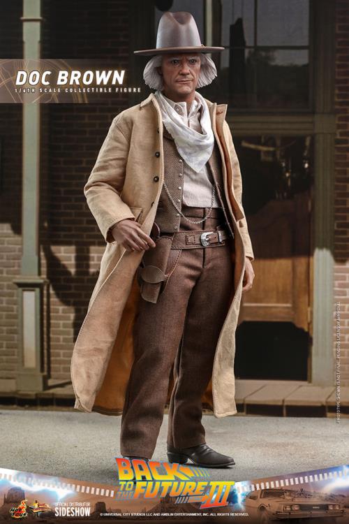 Back to the Future Part III MMS617 Doc Brown 1/6th Scale Collectible Figure Gallery Image 5
