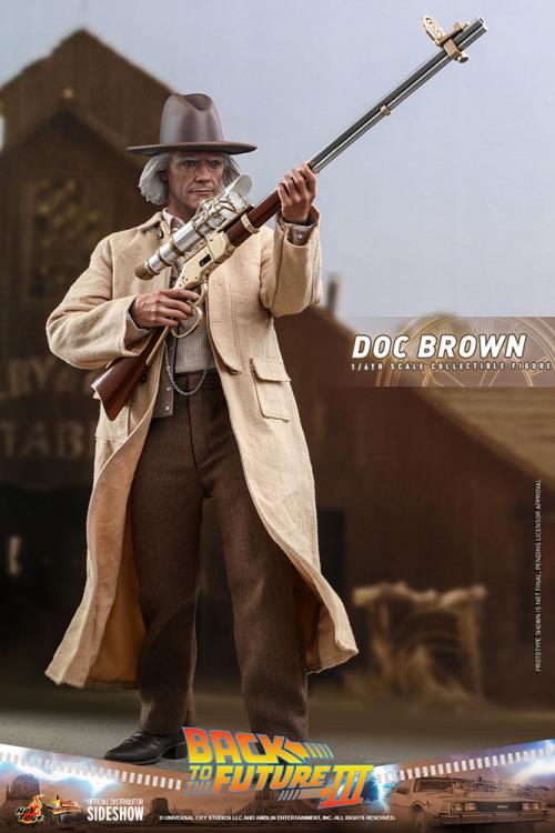 Back to the Future Part III MMS617 Doc Brown 1/6th Scale Collectible Figure Gallery Image 11