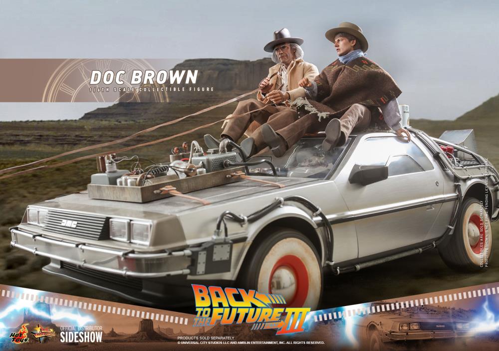Back to the Future Part III MMS617 Doc Brown 1/6th Scale Collectible Figure Gallery Image 25