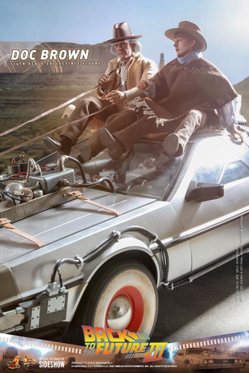 Back to the Future Part III MMS617 Doc Brown 1/6th Scale Collectible Figure Gallery Image 24
