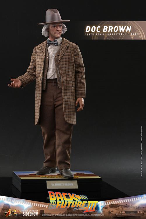 Back to the Future Part III MMS617 Doc Brown 1/6th Scale Collectible Figure Gallery Image 19