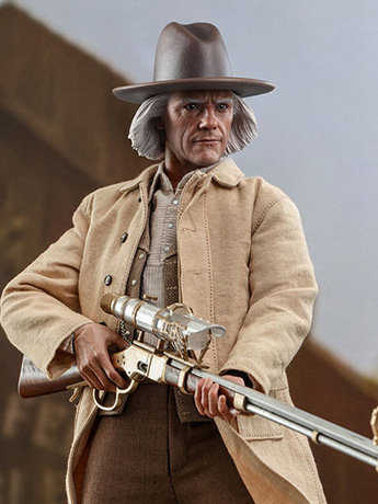 Back to the Future Part III MMS617 Doc Brown 1/6th Scale Collectible Figure Gallery Image 2
