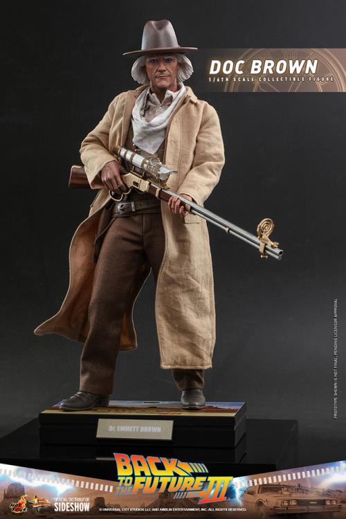 Back to the Future Part III MMS617 Doc Brown 1/6th Scale Collectible Figure Gallery Image 16