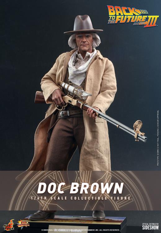 Back to the Future Part III MMS617 Doc Brown 1/6th Scale Collectible Figure Gallery Image 17