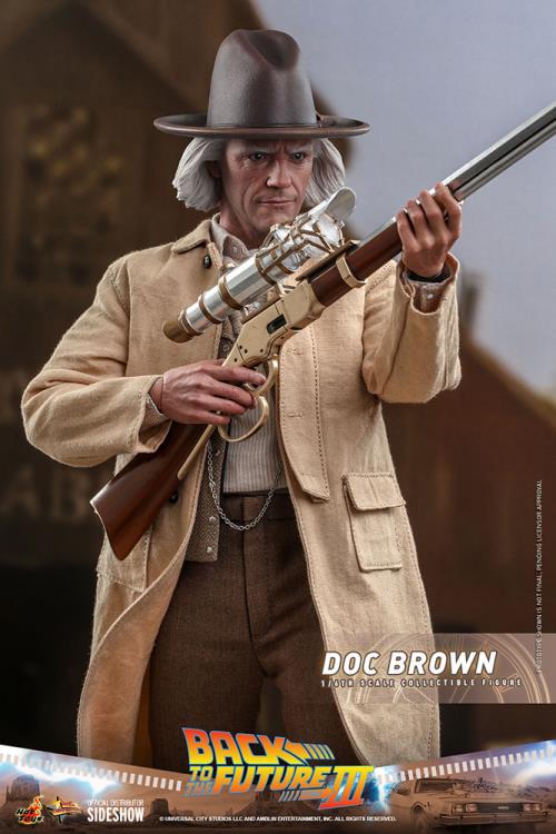 Back to the Future Part III MMS617 Doc Brown 1/6th Scale Collectible Figure Gallery Image 13