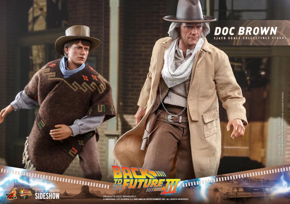Back to the Future Part III MMS617 Doc Brown 1/6th Scale Collectible Figure Gallery Image 28