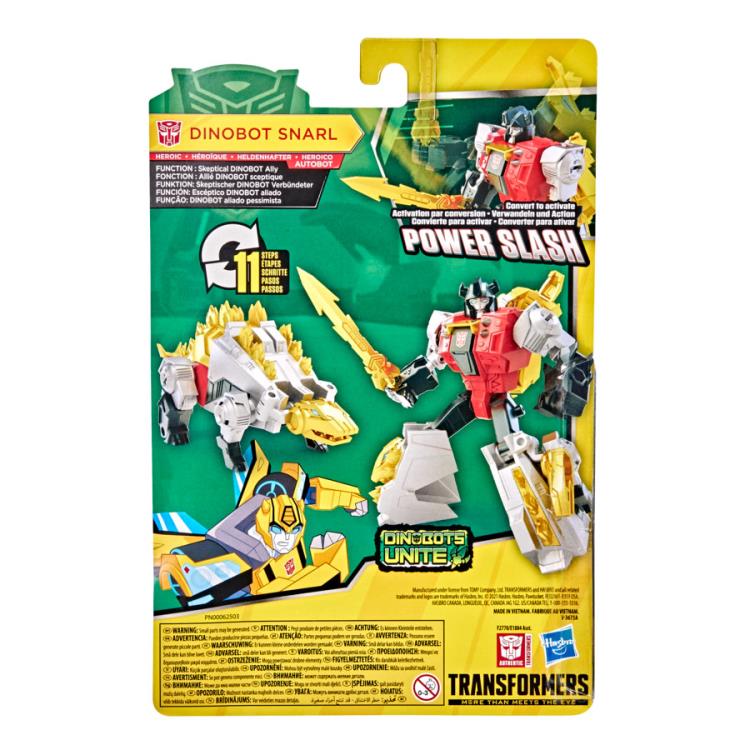 Transformers: Bumblebee Cyberverse Adventures Power Slash Dinobot Snarl Gallery Image 7