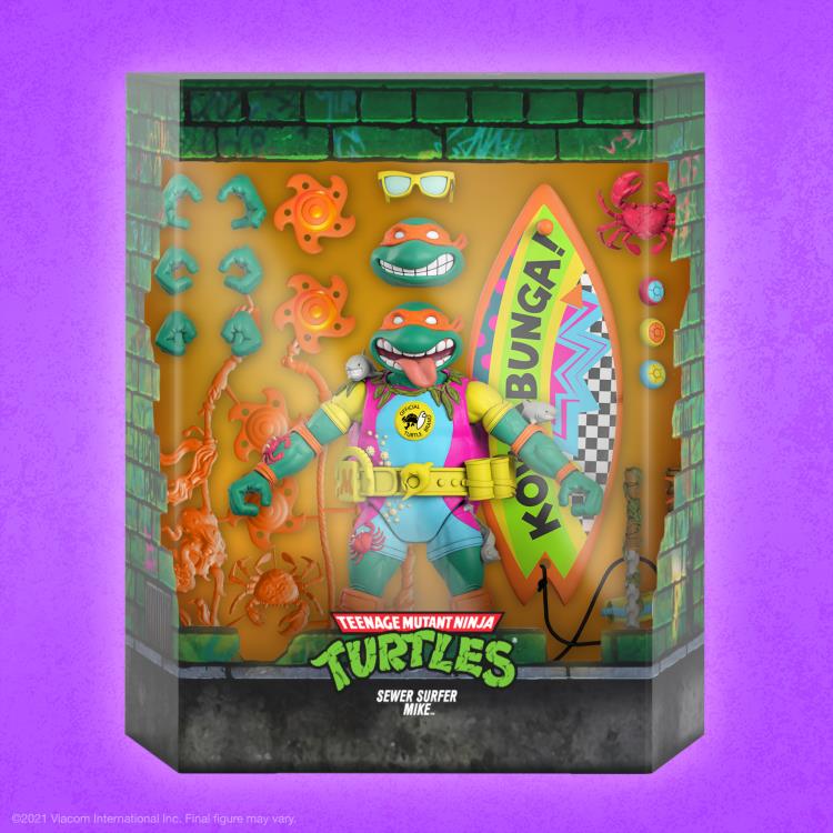 Teenage Mutant Ninja Turtles ULTIMATES! Sewer Surfer Mike Action Figure Gallery Image 6