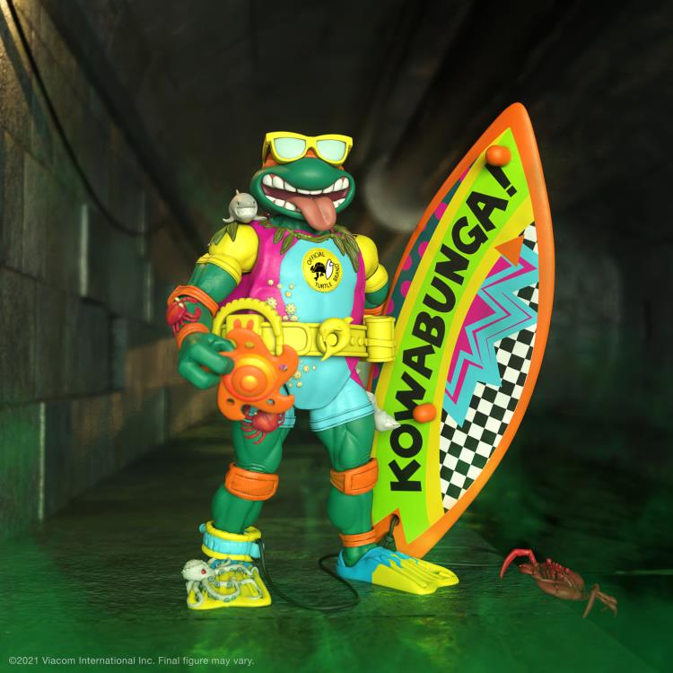 Teenage Mutant Ninja Turtles ULTIMATES! Sewer Surfer Mike Action Figure Gallery Image 4