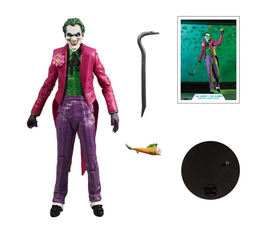 Batman: Three Jokers DC Multiverse The Joker (The Clown) Action Figure Gallery Image 9