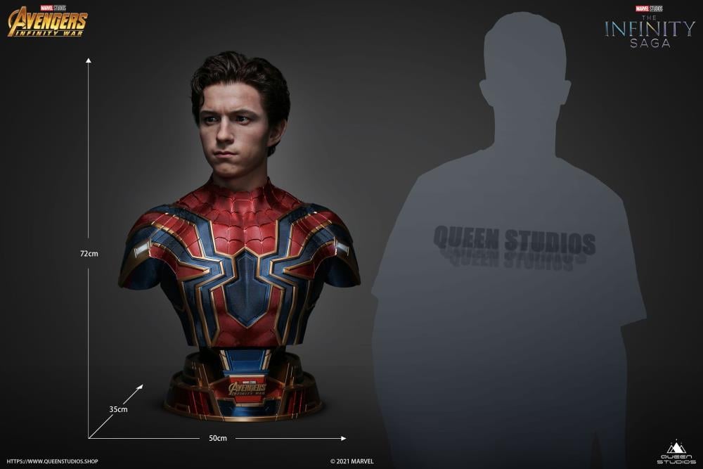 Avengers: Infinity War Spider-Man (Iron Spider) Limited Edition Life-Size Bust Gallery Image 22