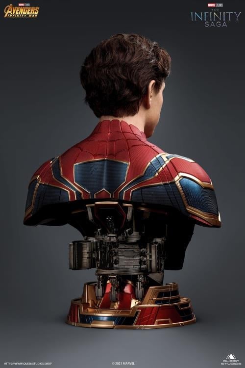 Avengers: Infinity War Spider-Man (Iron Spider) Limited Edition Life-Size Bust Gallery Image 7