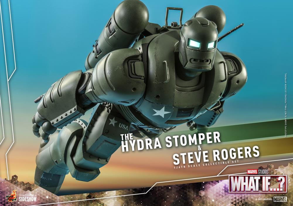 What If...? TMS060 The Hydra Stomper and Steve Rogers 1/6th Scale Collectible Figure Set Gallery Image 14