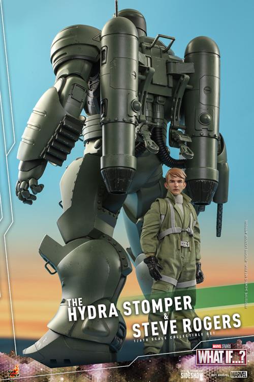 What If...? TMS060 The Hydra Stomper and Steve Rogers 1/6th Scale Collectible Figure Set Gallery Image 7
