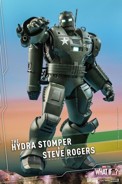 What If...? TMS060 The Hydra Stomper and Steve Rogers 1/6th Scale Collectible Figure Set Gallery Image 6