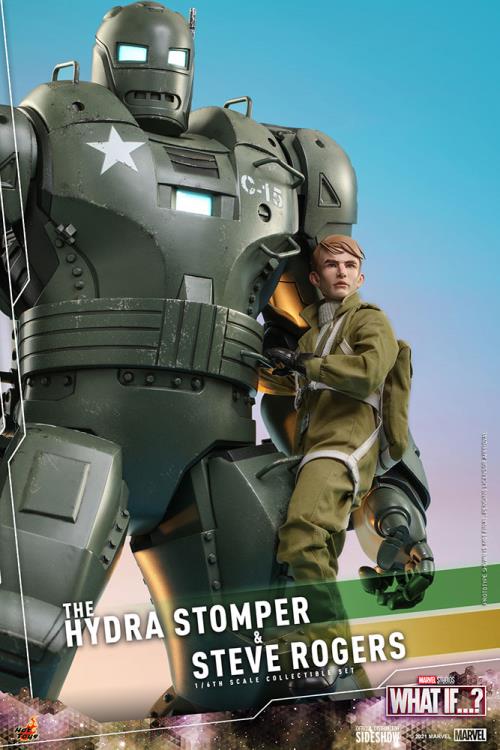 What If...? TMS060 The Hydra Stomper and Steve Rogers 1/6th Scale Collectible Figure Set Gallery Image 8