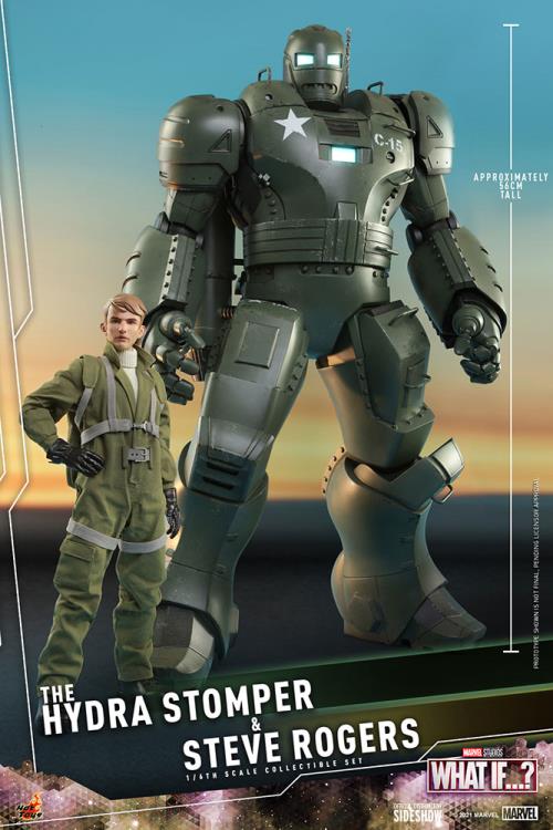 What If...? TMS060 The Hydra Stomper and Steve Rogers 1/6th Scale Collectible Figure Set Gallery Image 5