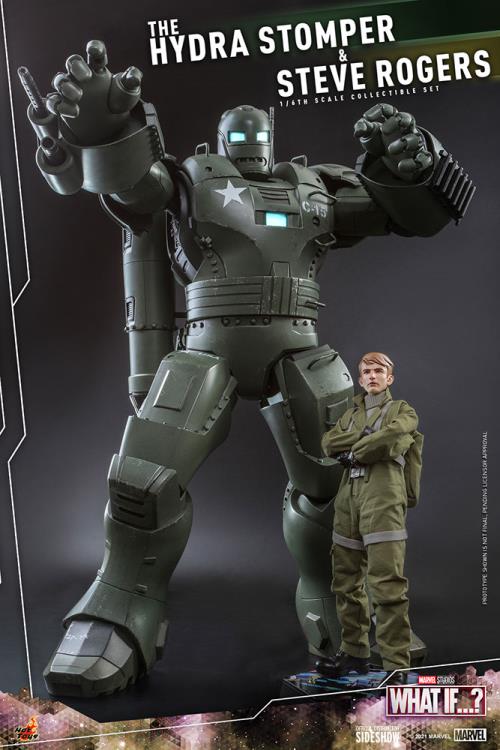 What If...? TMS060 The Hydra Stomper and Steve Rogers 1/6th Scale Collectible Figure Set Gallery Image 3