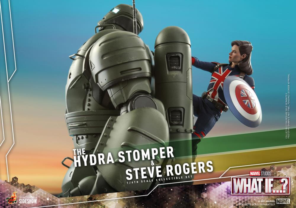What If...? TMS060 The Hydra Stomper and Steve Rogers 1/6th Scale Collectible Figure Set Gallery Image 11