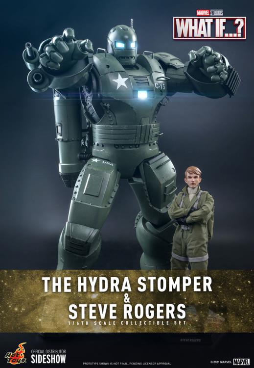 What If...? TMS060 The Hydra Stomper and Steve Rogers 1/6th Scale Collectible Figure Set Gallery Image 4
