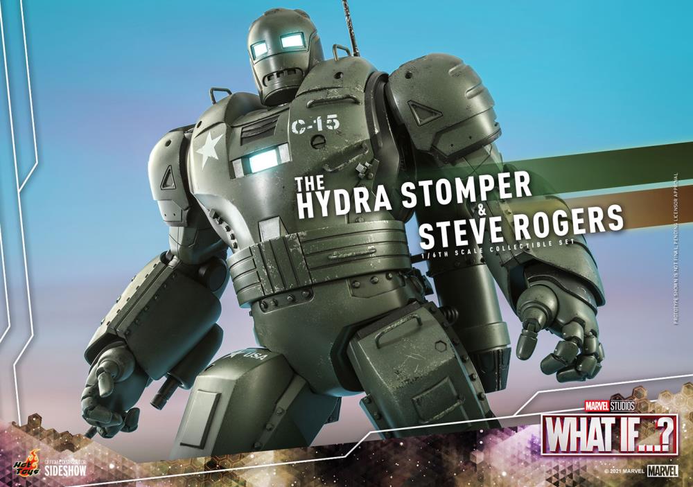 What If...? TMS060 The Hydra Stomper and Steve Rogers 1/6th Scale Collectible Figure Set Gallery Image 15