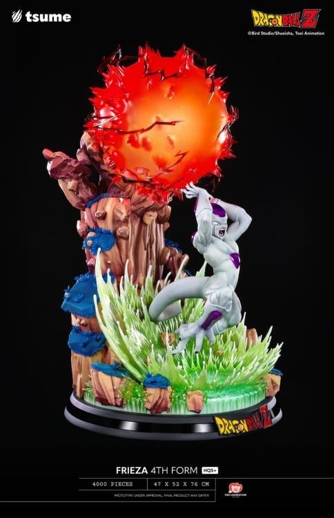 Dragon Ball Z HQS Plus Frieza 4th Form 1/4 Scale Limited Edition Statue Gallery Image 9