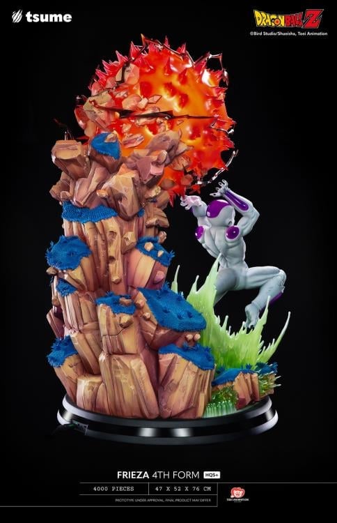 Dragon Ball Z HQS Plus Frieza 4th Form 1/4 Scale Limited Edition Statue Gallery Image 8