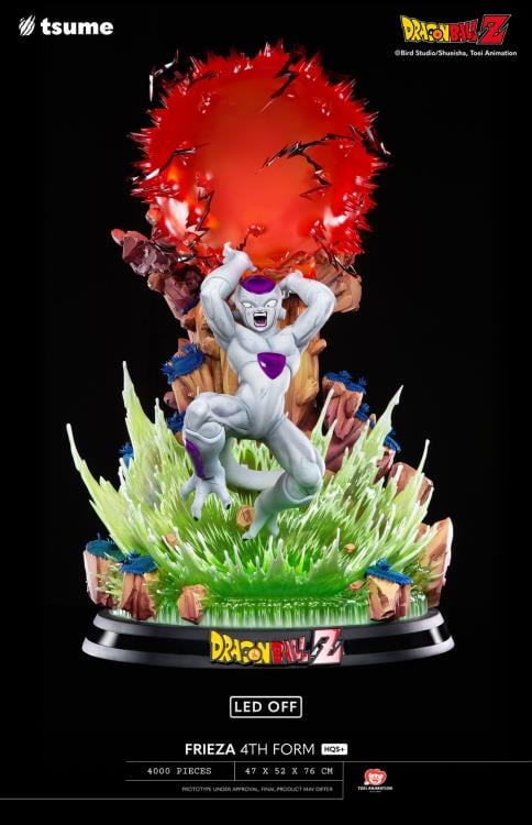 Dragon Ball Z HQS Plus Frieza 4th Form 1/4 Scale Limited Edition Statue Gallery Image 14