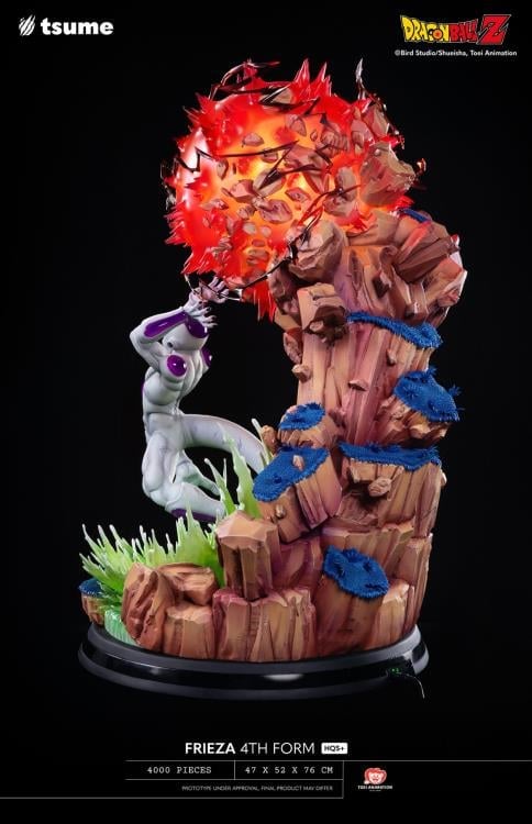 Dragon Ball Z HQS Plus Frieza 4th Form 1/4 Scale Limited Edition Statue Gallery Image 5