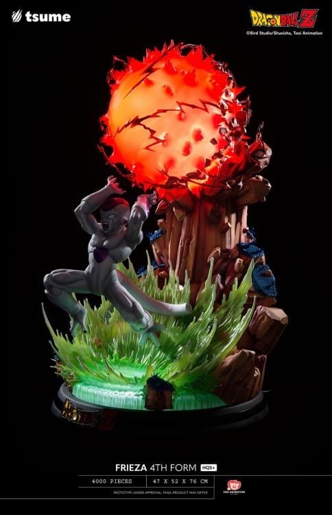 Dragon Ball Z HQS Plus Frieza 4th Form 1/4 Scale Limited Edition Statue Gallery Image 11