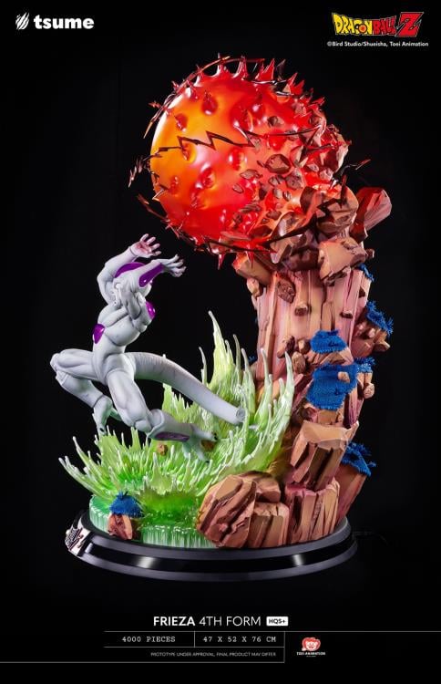 Dragon Ball Z HQS Plus Frieza 4th Form 1/4 Scale Limited Edition Statue Gallery Image 6
