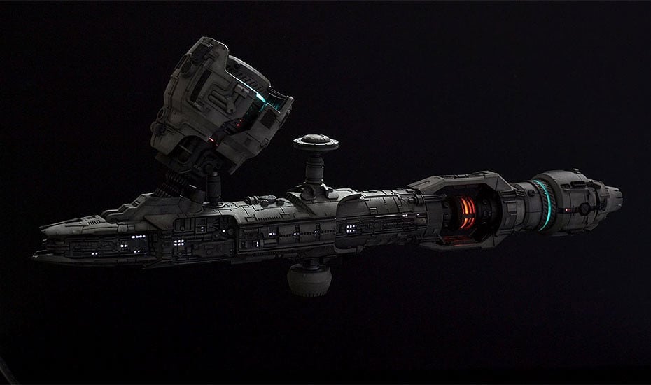 Dream Gear Arkhitect Spaceship Advanced Research Colonizer 1/3000 Scale Model Kit Gallery Image 5