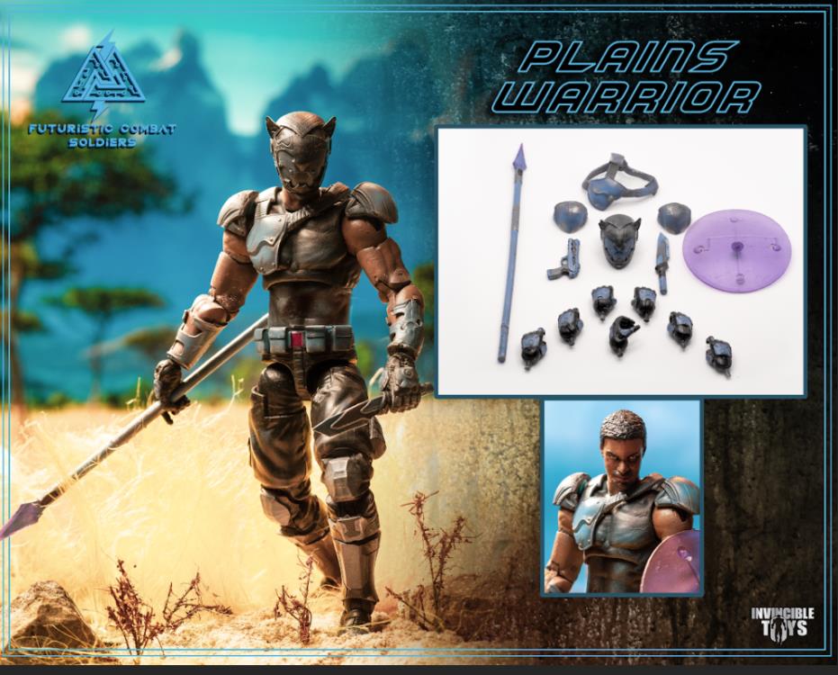 Futuristic Combat Soldiers Plains Warrior 1/12 Scale Figure Gallery Image 6