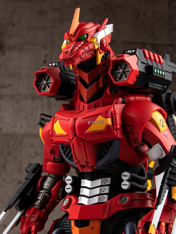Godzilla vs. Evangelion Mechagodzilla (Type-3 Kiryu EVA Unit-02 Color Ver.) Exclusive Model Kit Gallery Image 13