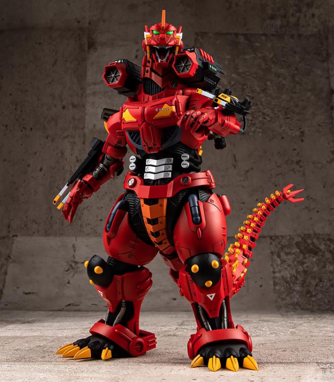 Godzilla vs. Evangelion Mechagodzilla (Type-3 Kiryu EVA Unit-02 Color Ver.) Exclusive Model Kit Gallery Image 9