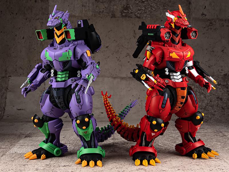 Godzilla vs. Evangelion Mechagodzilla (Type-3 Kiryu EVA Unit-02 Color Ver.) Exclusive Model Kit Gallery Image 28